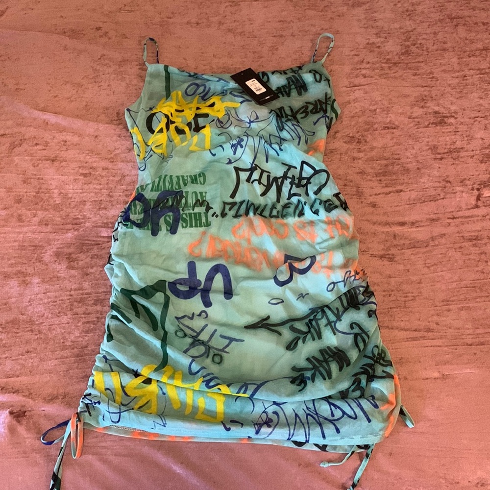 Fashion Nova Graffiti Dress